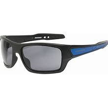 Skechers Men's Rectangle Polarized Sunglasses | Black | Plastic