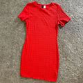 H&M Dresses | Nwt H&M Short Sleeve Red Dress | Color: Red | Size: L