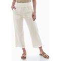 Aventura Women's Shoreline Crop Pant - White Size Small - Hemp