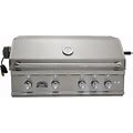 Sole 38 Inch Luxury Tr Propane Gas Grill With Lights And Rotisserie