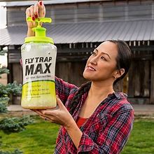 RESCUE! Fly Trap Max - Extra Large Reusable Outdoor Fly Trap