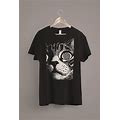 Psychedelic Cat T-Shirt Trippy Shirt Gothic Alt Clothing Gildan 5000