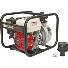 Northstar High Pressure Water Pump, 8120 GPH, 94 PSI, 2in. Ports, 163Cc Honda GX160 Engine