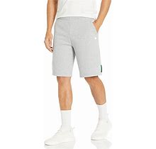 Lacoste Solid Double Face Active Shorts Men's Clothing Silver Chine : XL One Size