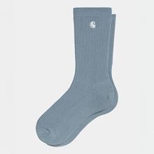 Carhartt WIP Madison Socks (2 Pack) | Frosted Blue / White