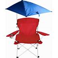 Camping Chairs W/ Canopy Shade Umbrellafolding Chair Picnic Lawn Chair Outdoor