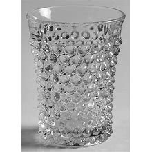 Duncan & Miller Hobnail Clear (Pressed) Flat Juice Glass 3 1/2"