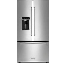Kitchenaid KRFC704FPS 23.8 Cu. Ft. 36in Counter-Depth French Door Refrigerator Stainless | Big George's