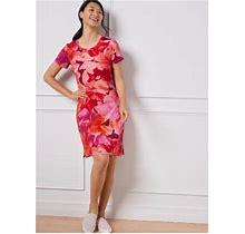Talbots Women's Casual Soft Jersey Crewneck Dress Size S