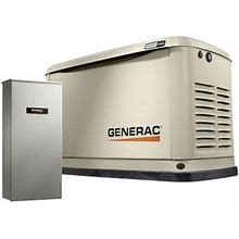 Generac Guardian 18Kw Whole Home Standby Generator With 200A Transfer Switch, Wi-Fi Enabled