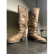 BARETRAPS Women's YALINA Boots Light Brown Size 6.5 m