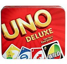 Mattel UNO Deluxe Card Game Tin
