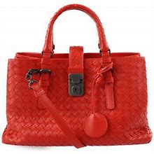 Women's Bottega Veneta Small Rome Bag Intrecciato Handbag 337303 Calf