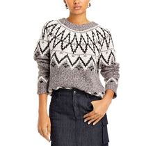 Line & Dot Women's Apres Sweater - Multi - Size S - Grey Multi