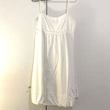 The Limited Dresses | White Empire Waist Mini Dress | Color: White | Size: 6