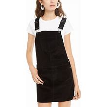 Vanilla Star Dresses | Vanilla Star Juniors' Corduroy Overalls Dress Black Size 7 | Color: Black | Size: 7