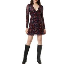 French Connection Women's Long Sleeve Inari Embellished Sequin Dress, 0