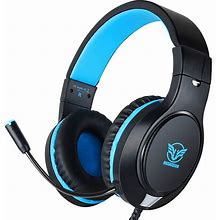 Gaming Headset For Nintendo Switch, Xbox One, PS4, PS5, Bass Surround And Noise Cancelling With Flexible Mic, 3.5mm Wired Adjustable Over-Ear