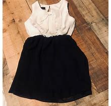 Bcx Dresses | Bcx Girl Semi-Formal Dress | Color: Black/White | Size: 8G