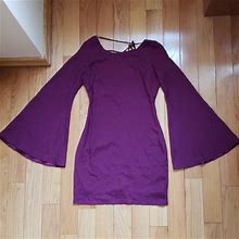 Arc & Co Dresses | Arc & Co Bell Sleeve Purple Dress | Color: Purple | Size: S