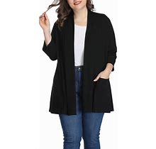 Shiaili Long Plus Size Cardigans For Women Easy To Wear Open Front Clothing