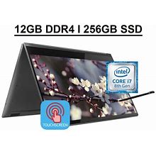Lenovo Yoga C930 2-In-1 Business Laptop 13.9" FHD IPS Touchscreen 8th Gen Intel Quad-Core I7-8550U 12Gb Ddr4 256Gb SSD Intel UHD Graphics 620 Backlit