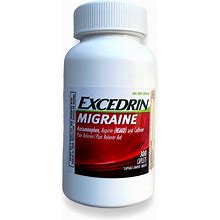 Excedrin Migraine Acetaminophen, Aspirin, And Caffeine 300 Ct, Exp.