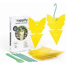 Trappify Sticky Gnat Traps For House Indoor Yellow Fruit Fly Traps For Indoorsoutdoor Use Insect Catcher White Flies Mosquitos Fungus Gnat Trap Flyi
