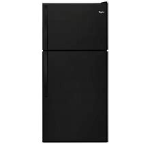 Whirlpool WRT318FMD 30 Inch Wide 18.2 Cu. Ft. Top Mount Refrigerator With Electronic Temperature Control Black Refrigeration Appliances Full Size