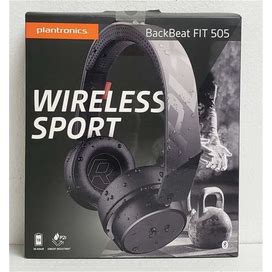 Plantronics - Backbeat Fit 505 On-Ear Wireless Sport Headphones Black