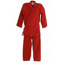 Macho Martial Arts Red Macho 8.5 Oz. Traditional Middleweight Uniform - 0 - 8.5Oz