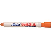 Markal Paint Crayon: Oily Surfaces/Rough Surfaces, 13 mm Tip Wd, Orange Model: 61071
