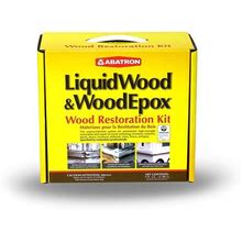 Abatron Liquidwood And Woodepox Beige Wood Restoration Kit 4 Qt