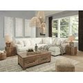 Ashley Zada Ivory Right Arm Facing Chaise Sectional, Light Color/White Contemporary And Modern Sectional Sofas And Couches From Coleman Furniture