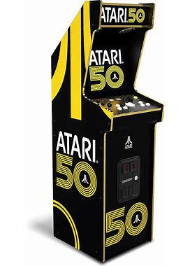 Arcade1up Atari 50th Aniversary Deluxe Arcade Machine ,Black
