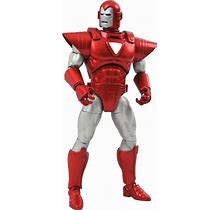 DIAMOND SELECT TOYS Marvel Select: Silver Centurion Iron Man Action Figure,