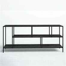 Wayfair Level TV Stand For Tvs Up To 60" Metal In Black | 24 H In 95D382bc2fb3229d34814d5a2a68a8d4