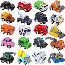 Juegoal 20 Piece Pull Back City Cars & Trucks Toy Vehicles Set For 3-6 Year Old Toddlers, Model Alloy Car Mini Vehicle Toys, Boy Girl Educational