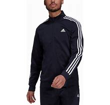 Adidas Men's Tricot Track Jacket - Legend Ink/White - Size M
