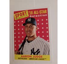 2019 Topps Sport Magazine 18 All-Star Selection Aaron Judge