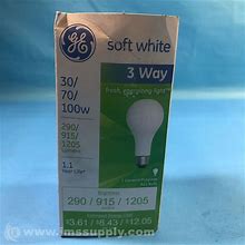 Ge Lighting 97493 3-Way A21 Light Bulb FNFP