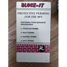 Block-It Protective Perming For The 90S Hair Perms VHS