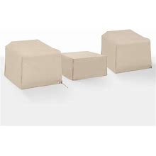 3-Pieces Tan Outdoor Furniture Cover Set