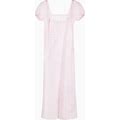 GANNI - Broderie Anglaise Midi Dress - Women - Organic Cotton - 36 - Pink