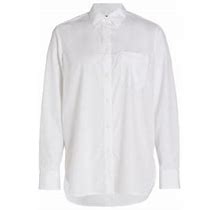 Rag & Bone Women's Maxine Cotton Button-Front Shirt - White - Size Medium