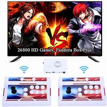 GWALSNTH 26800 in 1 Wireless Pandora Box 60S Bluetooth Arcade Games Console,1280X720 Display,3D Games,Search/Save/Hide/Pause Games,1-4 Players … …