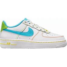 Nike Kids' Grade School Air Force 1 Shoes, Boys', Size 6.5, White/Blue/Green