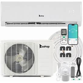 17SEER 11000BTU Mini Split Air Conditioner & Heater With Wifi Function 115V - White