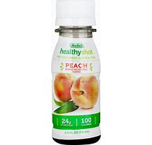 Healthy Shot Protein Supplement, Peach Flavor, 2.5 Oz. | Case Of 24 | Carewell