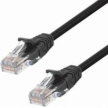 Ethernet Patch Cable CAT5E| UTP| 24AWG| 0.5 Ft| 10 Pack| Black